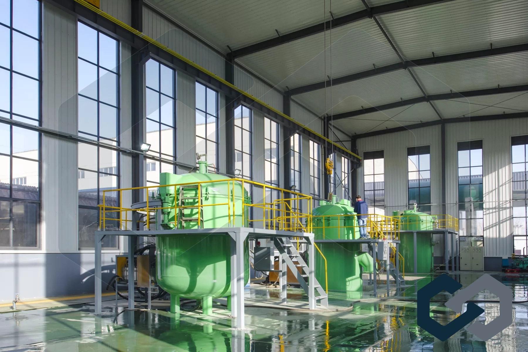 Sintering production stage