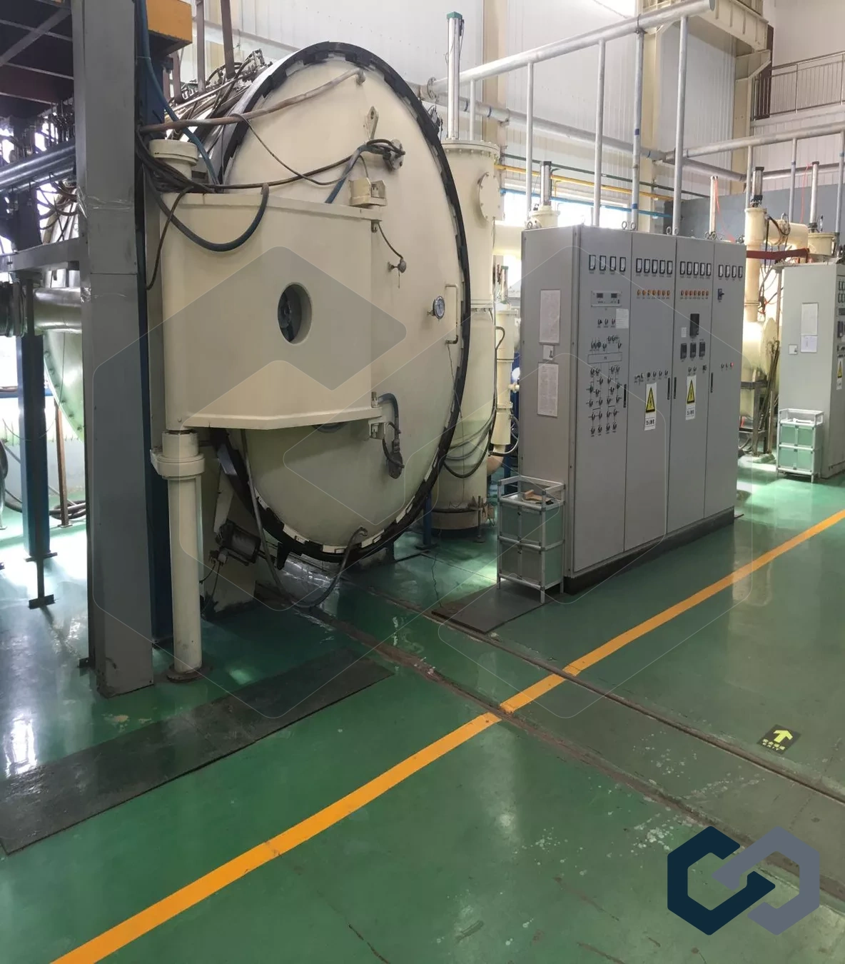 Vacuum annealing production stage